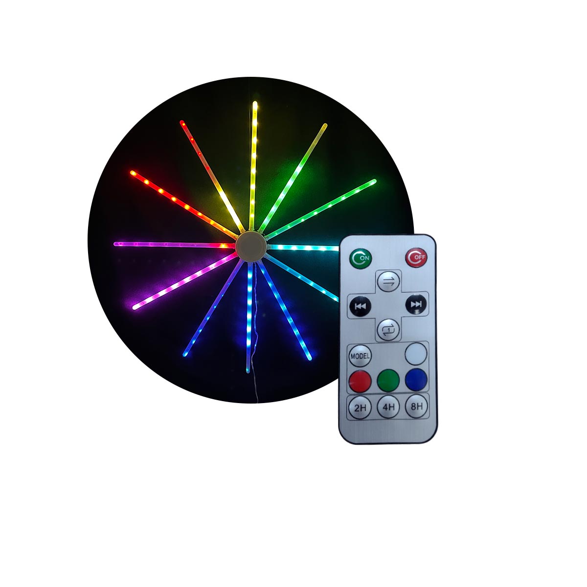 Miniatura 2 de Luz LED Efecto Tornado Pequeño 60cm 1616